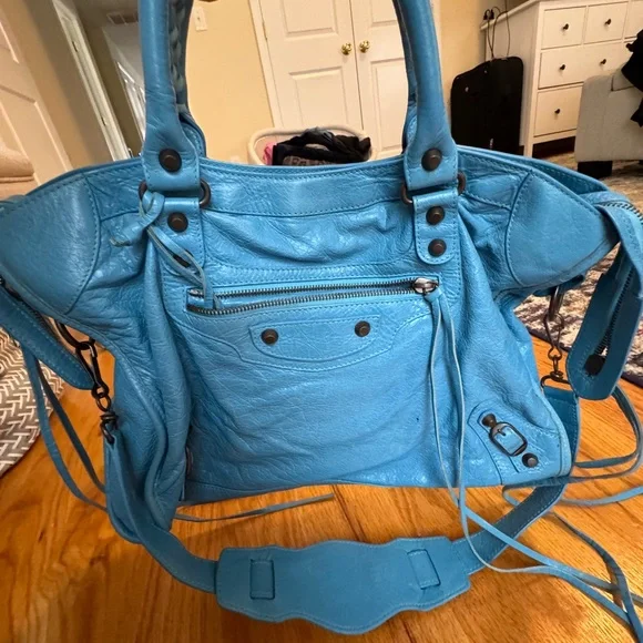 Balenciaga City Bag - Blue - Picture 6 of 7